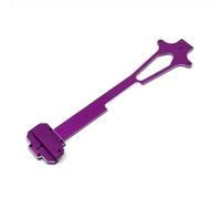 MGHGFYTAS Accessori Auto RC Compatibile con WLtoys 124017 124016 124018 124019 1/12 Rc Auto Parti di Aggiornamento Accessori Metallo Refit Secondo Piano Lastra(Purple)