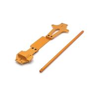 MGHGFYTAS Accessori Auto RC Compatibile con WLtoys 144001 144002 RC Auto Aggiornamento Parti di Modifica Accessori in Metallo Piastra del Secondo Piano Albero di Trasmissione Centrale(Yellow)