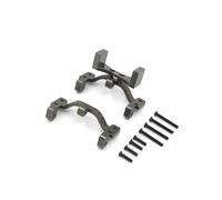 MGHGFYTAS Accessori Auto RC Compatibile con WPL C14 C24 B14 B16 B24 per HengLong per JJRC per FeiYu RC Ricambi Auto Accessori Metallo Servo Staffa Tirante Supporto(Gray)