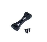 MGHGFYTAS Accessori Auto RC Compatibile con WPL C14 C24 B14 B16 per MN D90 D91 D96 99S per HengLong RC Auto Parti di Aggiornamento Accessori Struttura in Metallo Staffa di Fissaggio del Fascio(Black)