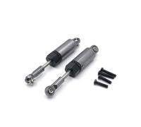 MGHGFYTAS Accessori Auto RC Compatibile con WPL C14 C24 B14 B24 per HengLong per FeiYu per JJRC RC Auto Parti di Aggiornamento Accessori in Metallo Ammortizzatore Idraulico(Gray)