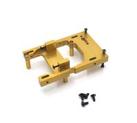 MGHGFYTAS Accessori Auto RC Compatibile con WPL C14 C24 B14 B24 per MN D90 D91 D96 99S per HengLong per FeiYu RC Auto Aggiornamento Parti Accessori Metallo Servo Mount(Yellow)