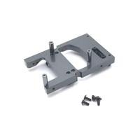 MGHGFYTAS Accessori Auto RC Compatibile con WPL C14 C24 B14 B24 per MN D90 D91 D96 99S per HengLong per FeiYu RC Auto Aggiornamento Parti Accessori Metallo Servo Mount(Gray)