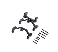 MGHGFYTAS Accessori Auto RC Compatibile con WPL C14 C24 B14 B24 RC Auto Parti di Aggiornamento Accessori Asta Servo Montata su Ponte in Metallo per Staffa di Montaggio del Sedile(Black)