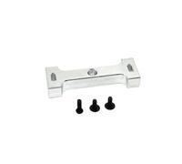 MGHGFYTAS Accessori Auto RC Compatibile con WPL C34 C44 FJ45 1/16 RC Auto Aggiornamento Modifica Parti di Ricambio Accessori Trave Metallica Traversa(Silver)