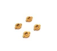 MGHGFYTAS Accessori Auto RC Compatibile con Zero-Z per Mini-Z MR-03 RC Accessori per Parti di Ricambio per Aggiornamento Auto Mozzo Ruota Convertitore in Metallo(Yellow)