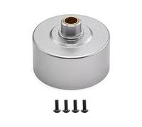 MGHGFYTAS Accessori Auto RC Compatible with Arrma 6S for Kraton for Talion for Typhon 1/7 1/8 RC Car Parts Accessories Metal Diff Case Differential Housing(Silver)