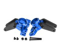 MGHGFYTAS Accessori per Auto RC Compatibile con Arrma per Kraton per Outcast per Mojave ARAC5043 1/10 1/8 RC Auto Parti Upgrade Blocco Sterzo Posteriore in Lega di Alluminio(Blue)