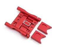 MGHGFYTAS Accessori per Auto RC Compatibile con Arrma per Kraton per Typhon per Senton per Outcast per Mojave 6S 1/8 RC Auto Parti Upgrade Coperchio Metallico del Differenziale Centrale(Red)