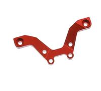 MGHGFYTAS Accessori per Auto RC Compatibile con ARRMA per Typhon per Grom Mega 380 1/18 RC Auto Parti Piastra Ammortizzatore Anteriore in Lega di Alluminio 7075 Staffa Ammortizzatore Anteriore(Red)
