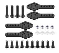 MGHGFYTAS Accessori per Auto RC Compatibile con Axial per SCX10 1/10 RC Car Upgrade Parts Kit di Sollevamento Ammortizzatore Anteriore Posteriore Regolabile in Lega di Alluminio