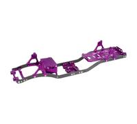 MGHGFYTAS Accessori per Auto RC Compatibile con Axial per SCX10 1/10 RC Ricambi per Auto da Arrampicata Set Telaio con Guide Supporto Pattino di Scorrimento Regolabile(Purple)