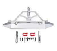 MGHGFYTAS Accessori per Auto RC Compatibile con Axial per SCX10 I III per Wrangler per Gladiator 1/10 Supporto per Pneumatici Paraurti Posteriore per Auto Modello RC Crawler(Silver)