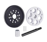 MGHGFYTAS Accessori per Auto RC Compatibile con Axial per SCX10 II per Vanquish VS4-10 1/10 Parti Upgrade Crawler RC 56T 32P Ingranaggio per Corona Eliminatore Slittamento Set