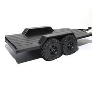 MGHGFYTAS Accessori per Auto RC Compatibile con Axial per SCX24 1/18 RC Rimorchio per Il Trasporto Dietro L'auto Pianale Rimorchio per Veicoli RC Crawler Parti di Aggiornamento