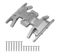 MGHGFYTAS Accessori per Auto RC Compatibile con Axial per SCX24 90081 1/24 RC Crawler Car Upgrade Parts Base di Montaggio del Cambio in Metallo Piastra di Protezione del Supporto della Trasmissione