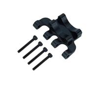 MGHGFYTAS Accessori per Auto RC Compatibile con Axial per SCX24 AXI00001 90081 C10 1/24 RC Auto Parti Upgrade Base Montaggio Collegamento Superiore Travatura ASSE Posteriore Metallo(Black)
