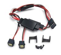 MGHGFYTAS Accessori per Auto RC Compatibile con Axial per SCX24 per Wrangler AXI00002 per Gladiator AXI00005 1/24 RC Auto Parti Upgrade - Luci Spot Decorative