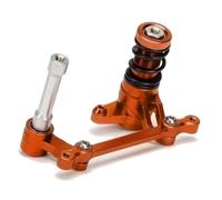 MGHGFYTAS Accessori per Auto RC Compatibile con HPI per Savage per Flux HP XL X 4.6 5.9 21 25 SS 4.1 3.5 1/8 RC Auto Parti Upgrade 85058 Assieme Protezione Sterzo Alluminio(Orange)