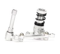 MGHGFYTAS Accessori per Auto RC Compatibile con HPI per Savage per Flux HP XL X 4.6 5.9 21 25 SS 4.1 3.5 1/8 RC Auto Parti Upgrade 85058 Assieme Protezione Sterzo Alluminio(Silver)