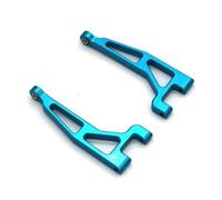 MGHGFYTAS Accessori per Auto RC Compatibile con Hyper Go per MJX 16207 H16PL 1/16 RC Auto Aggiornamento Accessori Parti Posteriori in Metallo Parti Superiori per Braccio Oscillante(Blue)