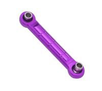 MGHGFYTAS Accessori per Auto RC Compatibile con MJX per Hyper Go 14209 14210 H14BM 1/14 RC Car Upgrade Parts CNC in Lega di Alluminio Biella Sterzo Link 14434B(Purple)