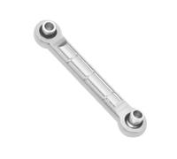 MGHGFYTAS Accessori per Auto RC Compatibile con MJX per Hyper Go 14209 14210 H14BM 1/14 RC Car Upgrade Parts CNC in Lega di Alluminio Biella Sterzo Link 14434B(Silver)