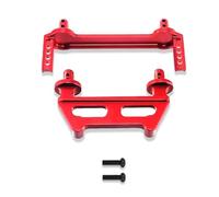 MGHGFYTAS Accessori per Auto RC Compatibile con MJX per Hyper Go 16208 16209 H16 H16BM 1/16 Auto Radiocomandata Upgrade Parti Metallo Pilastri Scocca Anteriore Posteriore(Red)