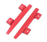 MGHGFYTAS Accessori per Auto RC Compatibile con MN 82 LC79 per MN78 1/12 Modifica Pedale Laterale in Alluminio Pedale Sinistro Destro Pedali RC Crawler Parti di Ricambio per Auto(Red)