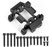 MGHGFYTAS Accessori per Auto RC Compatibile con RedCat per Ascent 1/18 RC per Auto Arrampicata Roccia Parti Aggiornamento Alluminio per Scocca Piastra Scorrimento Trasmissione Montaggio(Black)