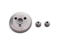 MGHGFYTAS Accessori per Auto RC Compatibile con Traxxas per Slash 2WD per Stampede per Rustler 1/10 RC Auto Parti Upgrade Metallo Ingranaggio Diritto 86T con Pignone 19T 21T