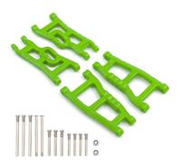 MGHGFYTAS Accessori per Auto RC Compatibile con Traxxas per Slash 2WD per VXL per Nitro per Slash Set di Bracci di Sospensione Anteriori E Posteriori per Auto RC 1/10(Green)