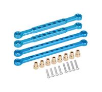 MGHGFYTAS Accessori per Auto RC Compatibile con Traxxas per Slash 4x4 BL-2S 1/10 Ricambi per Auto RC Kit Barra Antirollio Anteriore E Posteriore in Alluminio Stabilizzatore(Blue)