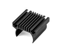 MGHGFYTAS Accessori per Auto RC Compatibile con Traxxas per TRX4 per TRX4-M 1/18 Auto per Scala Radiocomandata Upgrade Parti Alluminio Dissipatore Calore Motore Radiatore(Black)