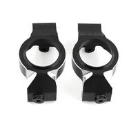 MGHGFYTAS Accessori per Auto RC Compatibile con Traxxas per Xmaxx 6S 8S 1/5 RC Truck Parts Accessori 2 Pezzi di Blocco Ruote Anteriori in Metallo C-Hub(Black)