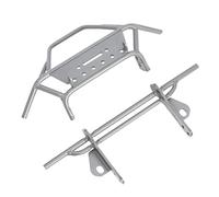 MGHGFYTAS Accessori per Auto RC Compatibile con Vanquish VS4-10 per Phoenix 1/10 RC Crawler Parti Upgrade Paraurti Anteriore E Posteriore in Lega di Titanio VS4-10 Bull Bar Saldata A Mano