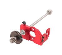 MGHGFYTAS Accessori per Auto RC Compatibile con WLtoys K969 K989 K999 Auto Radiocomandata Upgrade Parti Metallo Ingranaggio Albero Centrale Sedile Motore 284131 284161 284010(Red)