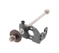 MGHGFYTAS Accessori per Auto RC Compatibile con WLtoys K969 K989 K999 Auto Radiocomandata Upgrade Parti Metallo Ingranaggio Albero Centrale Sedile Motore 284131 284161 284010(Black)