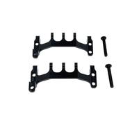 MGHGFYTAS Accessori per Auto RC Compatibile con WPL C44 C34 FJ45 1/16 RC Auto Parti Upgrade Supporti per Testine Barra Stabilizzatrice Assi Anteriore E Posteriore in Alluminio(Black)