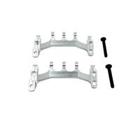 MGHGFYTAS Accessori per Auto RC Compatibile con WPL C44 C34 FJ45 1/16 RC Auto Parti Upgrade Supporti per Testine Barra Stabilizzatrice Assi Anteriore E Posteriore in Alluminio(Silver)