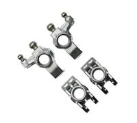 MGHGFYTAS Accessori per Auto RC per SCY 16101 16102 16103 16201 16101 PRO 16102 PRO 16103Pro 16201Pro Supporto Mozzo Posteriore Tazza Sterzo Anteriore in Metallo 1/16 RC Car Upgrade Parts(Set)