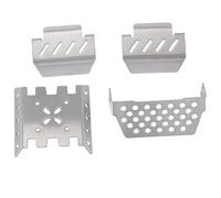 MGHGFYTAS Accessori per Auto RC per YiKong per YK4082 1/8 YK4102 YK4103 per Absima per Sherpa CR3.4 1/10 Telaio in Metallo Armatura ASSE Piastra di Protezione RC Crawler Auto Parti di Aggiornamento