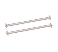 MGHGFYTAS Albero Motore RC Compatibile con Yeti JR AX90052 Giocattoli di Controllo Remoto 1/18 RC Auto Parti di Aggiornamento 2 Pezzi Albero Trasmissione Dogbone Posteriore in Acciaio Temprato 82mm