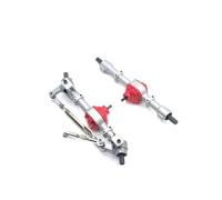 MGHGFYTAS Assale Anteriore RC Compatibile con MN D90 D91 99S FJ45 Parti di Aggiornamento per Auto RC 1/12, Set di Assali Anteriori E Posteriori in Metallo per Auto RC(Silver,Front And Rear)
