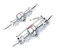 MGHGFYTAS Assale Anteriore RC Compatibile con MN128 MN86 G500 1/12 Ricambi per Auto Telecomandate, Gruppo Differenziale Anteriore E Posteriore in Metallo.(Silver)