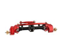 MGHGFYTAS Assale Anteriore RC Compatibile con Scx24 C01 per Pick-up 90081 AXI00005 AX24 Set di Montaggio Semiasse Anteriore per Auto RC 1/24(Red)