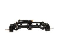 MGHGFYTAS Assale Anteriore RC Compatibile con Scx24 C01 per Pick-up 90081 AXI00005 AX24 Set di Montaggio Semiasse Anteriore per Auto RC 1/24(Black)