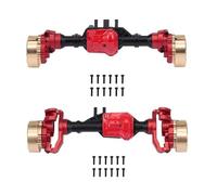 MGHGFYTAS Assale Anteriore RC Compatibile con Trxs per TRX-4 1/10 RC Crawler Car Accessori Fai da Te per Aggiornamento RC Ponte Anteriore Posteriore in Metallo Semiasse(Front And Rear)