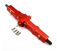 MGHGFYTAS Assale Anteriore RC Compatibile con WPL C14 C24 B14 B24 B16 B36 Assale Anteriore Posteriore Centrale in Metallo per Auto RC 1/16 per Rock Crawler(Red,Middle)