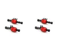 MGHGFYTAS ASSE dell'auto RC Compatibile con Traxxas per TRX-4 1/10 RC Crawler Car Parti di Aggiornamento Modifica Ricambio 2X Alloggiamento Guscio Assale Anteriore Posteriore in Metallo 300G